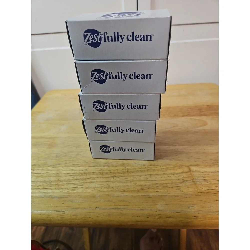 Vintage 1989 Original Zest Bar Soap (5 Bars) Zestfully Clean‎ 4oz New Old Stock
